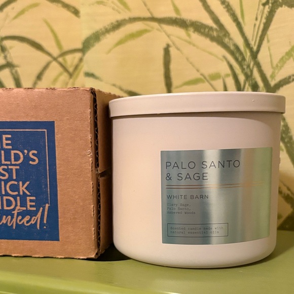 Palo Santo & Sage 3 wick candle - Picture 1 of 4
